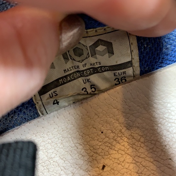 MOA MASTER OF ARTS, color block, Velcro sneaker!! - Picture 8 of 16